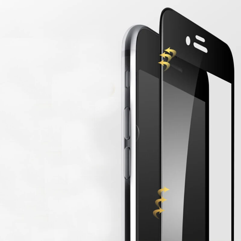Для iphone X Xs Xr xs max закаленное стекло черный белый 3d углеродное волокно Защитная пленка для экрана для iphone 8 7 6 6s Plus Xs Max стекло