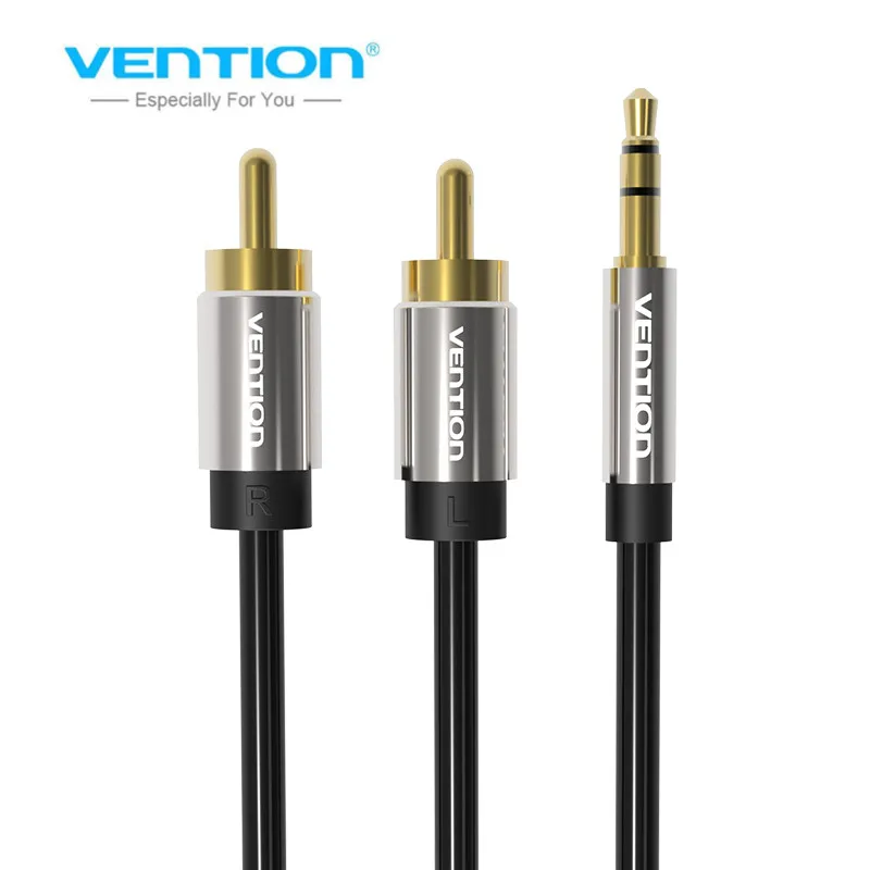 Vention RCA кабель Jack 3.5 мм Джек 2 аудио м 3 5 2rca для эдифер дома Театр DVD до Aux кабель|rca jack