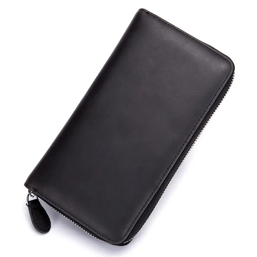 Анти RFID Блокировка из натуральной кожи женские кошельки мужские кредитные карты кошелек Противоугонный 36 держатель для карт Мужской Паспорт сотовый телефон кошелек