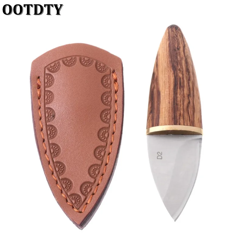 Type 3 OOTDTY D2 стали высокой твердости Открытый нож Самообороны выживания Инструменты Охота Кемпинг - Цвет: Type 3