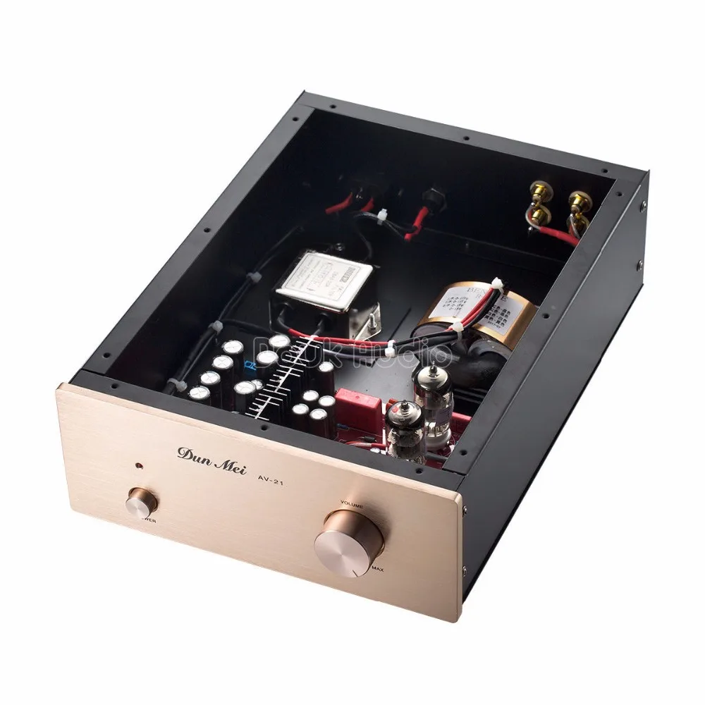 Nobsound новейший 6N11/12AU7 вакуумный трубчатый предусилитель HiFi буфер стерео аудио