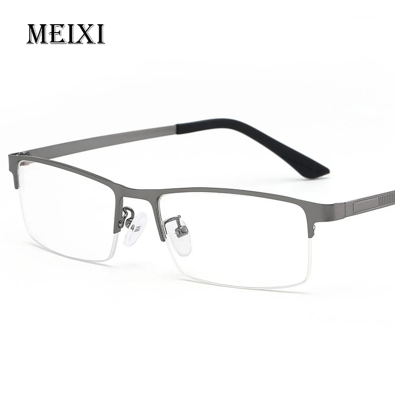 Зеркальные Плоские линзы очки унисекс деловая Повседневная дизайнерская оправа