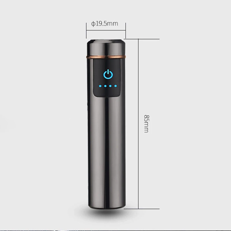 Более сильная двойная дуговая Usb Электронная Зажигалка Ветрозащитная