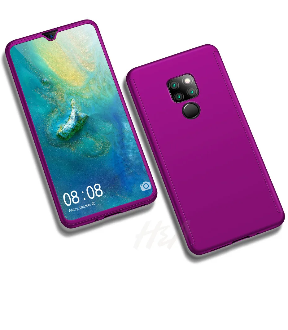360 Роскошный Полный чехол для huawei P20 mate 20 Lite Pro Чехол стекло для huawei P10 P20 Lite Plus чехол для телефона huawei P Smart