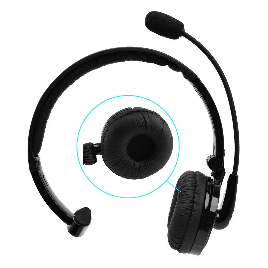 New Desigh Soft Noise Cancelling Wireless Headphones Boom Mic Bluetooth Headset For Truck Driver | Электроника
