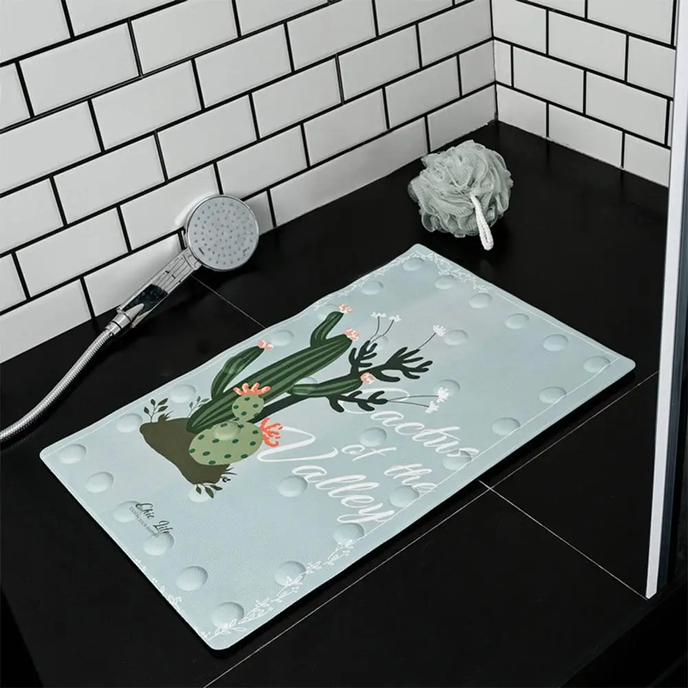 

Bathroom Mats Bath Shower Mats With Suction Cups Toilet Bathroom Non-Slip Door Mats