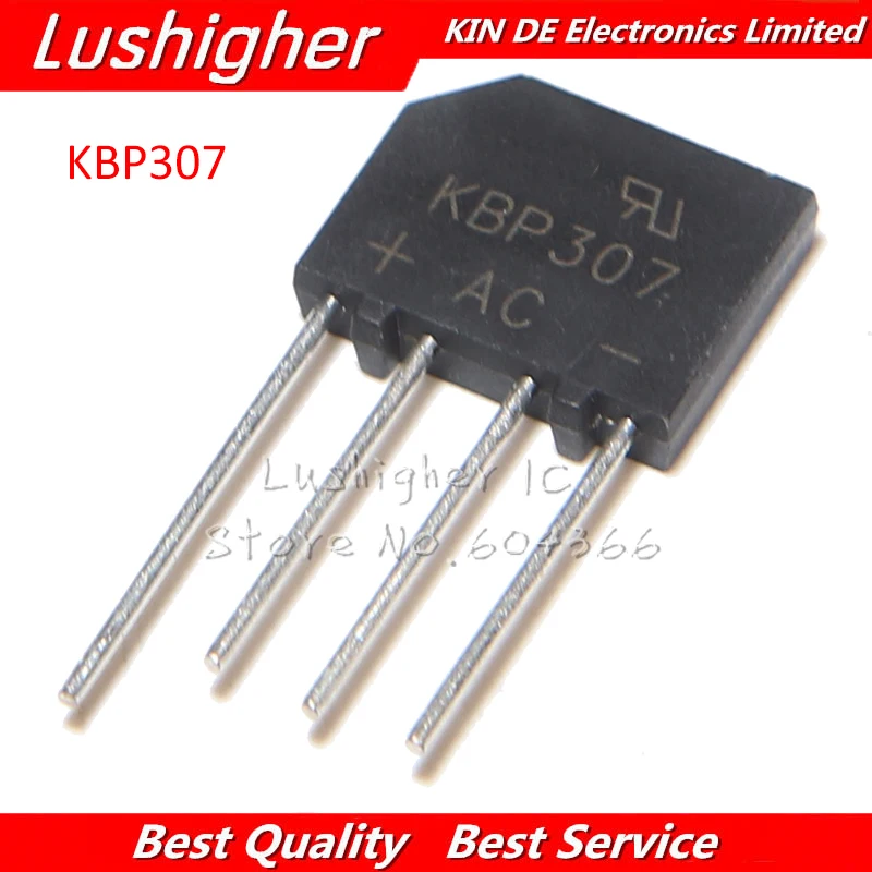Новый оригинальный мостовой выпрямитель KBP307 KBP 307 3 А 700 в 20 шт.|Интегральные схемы|