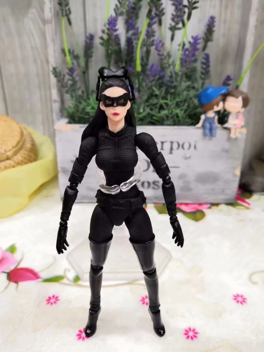 HKXZM фильм 15 см Темный рыцарь Трилогия Женщина-кошка Селина Кайл Mafex No.009 ПВХ