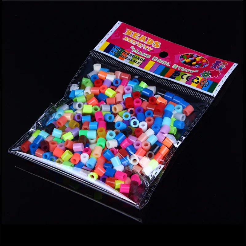Игрушка 1000 шт Упаковка 5 мм Красочные Бусины Хама/Perler бусины Diy интеллект развивающие ремесло головоломки игрушки для детей