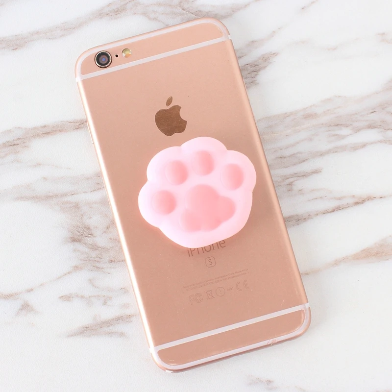 Мультяшная розетка круглый телефон подставка держатель мобильного 3D животного