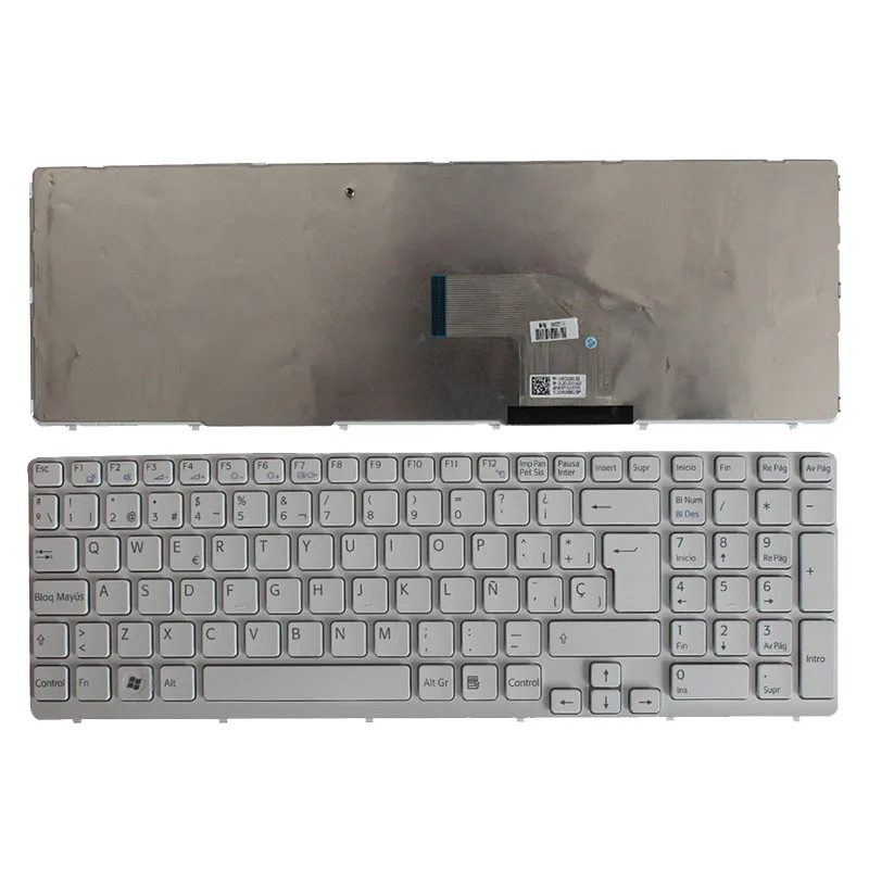Новая клавиатура с испанской раскладкой для ноутбука sony vaio SVE151G11M SVE151J11M SVE151D11M SVE151