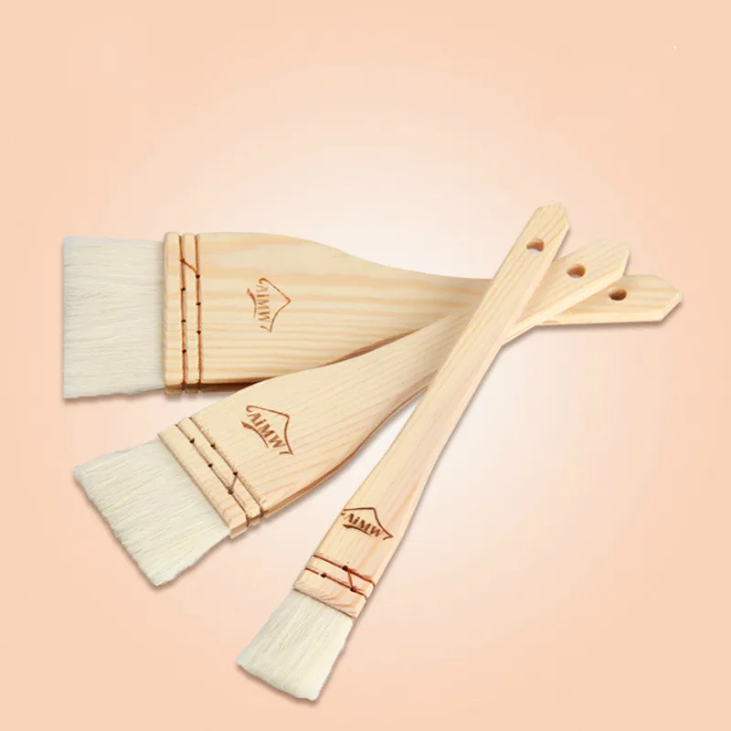Деревянная ручка шерстяная щетка масляная для масла | Дом и сад