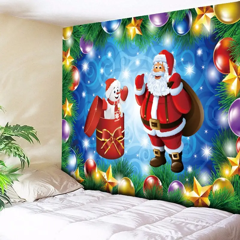 Рождественские декоративные настенные гобелены хиппи Большой Настенный Ковер