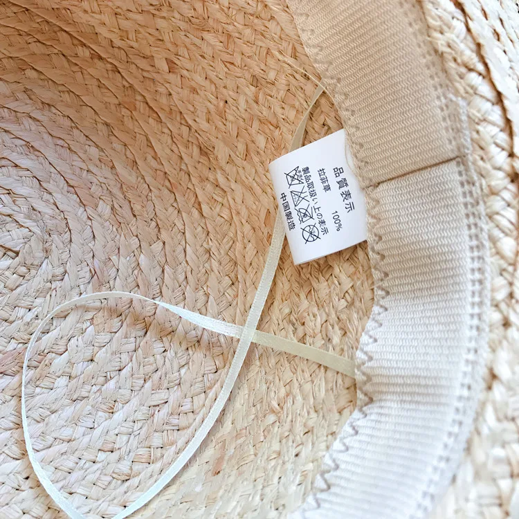 IAMPANDA 2018 Summer hats Pure Hand made Weave Thickening Raffia Straw Hat women You Flash Sunscreen Cover Sun beach | Аксессуары для