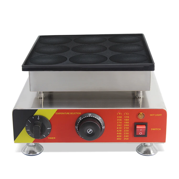 Коммерческий для булочек вафель чайник 220V 110V Электрический Poffertjes мини машина