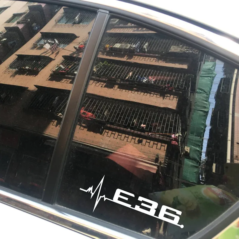 2 шт./лот M power performance E28 E30 E34 E36 E39 E46 E60 E61 E62 E90 E91 E92 логотип автомобиля наклейка на окна