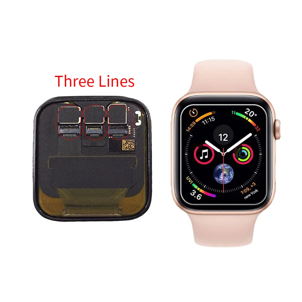 Sinbeda ЖК-дисплей Дисплей для Apple Watch Series 4 ЖК-дисплей Сенсорный экран планшета Ассамблеи 40 мм 44 мм ЖК-дисплей Pantalla часы серии S4 Экран