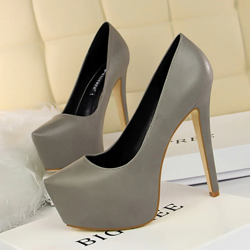 BIGTREE/туфли-лодочки на высоком каблуке и платформе женская обувь talon femme tacones altos mujer
