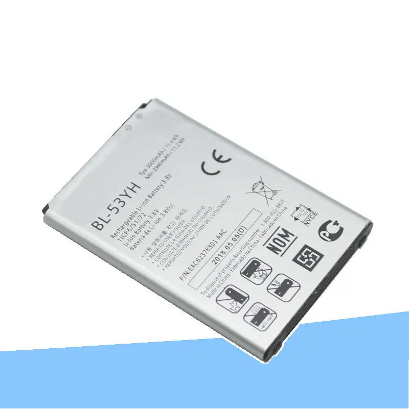 ISkyamS 3x3000 мАч BL-53YH Сменный аккумулятор для LG Optimus G3 D850 D851 D855 LS990 D830 VS985 F400 BL53YH |