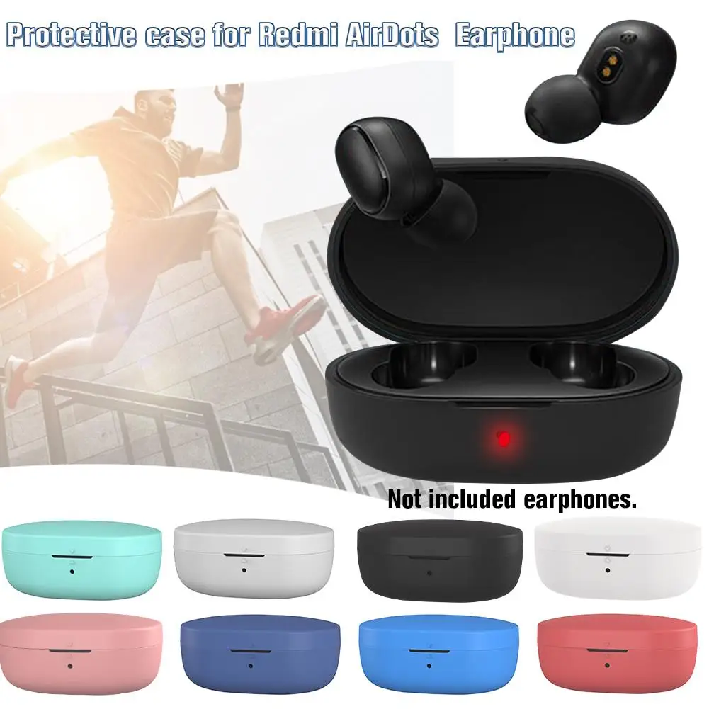 Анти-шок гибкий силиконовый чехол Полный Защитный чехол для Xiaomi Redmi Airdots TWS Bluetooth Наушники Аксессуары
