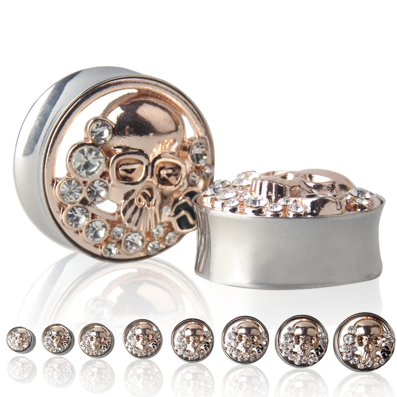 1 пара затычки для ушей из нержавеющей стали 316L 10 25 мм|body piercing jewelry|piercing jewelrybody |