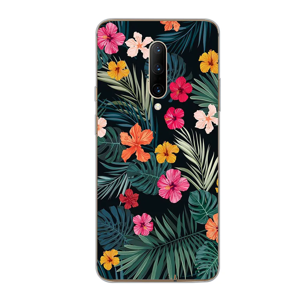 Ciciber чехол с цветочным рисунком розы для Oneplus 7 Pro чехлы телефонов 1 + Fundas Capa Coque