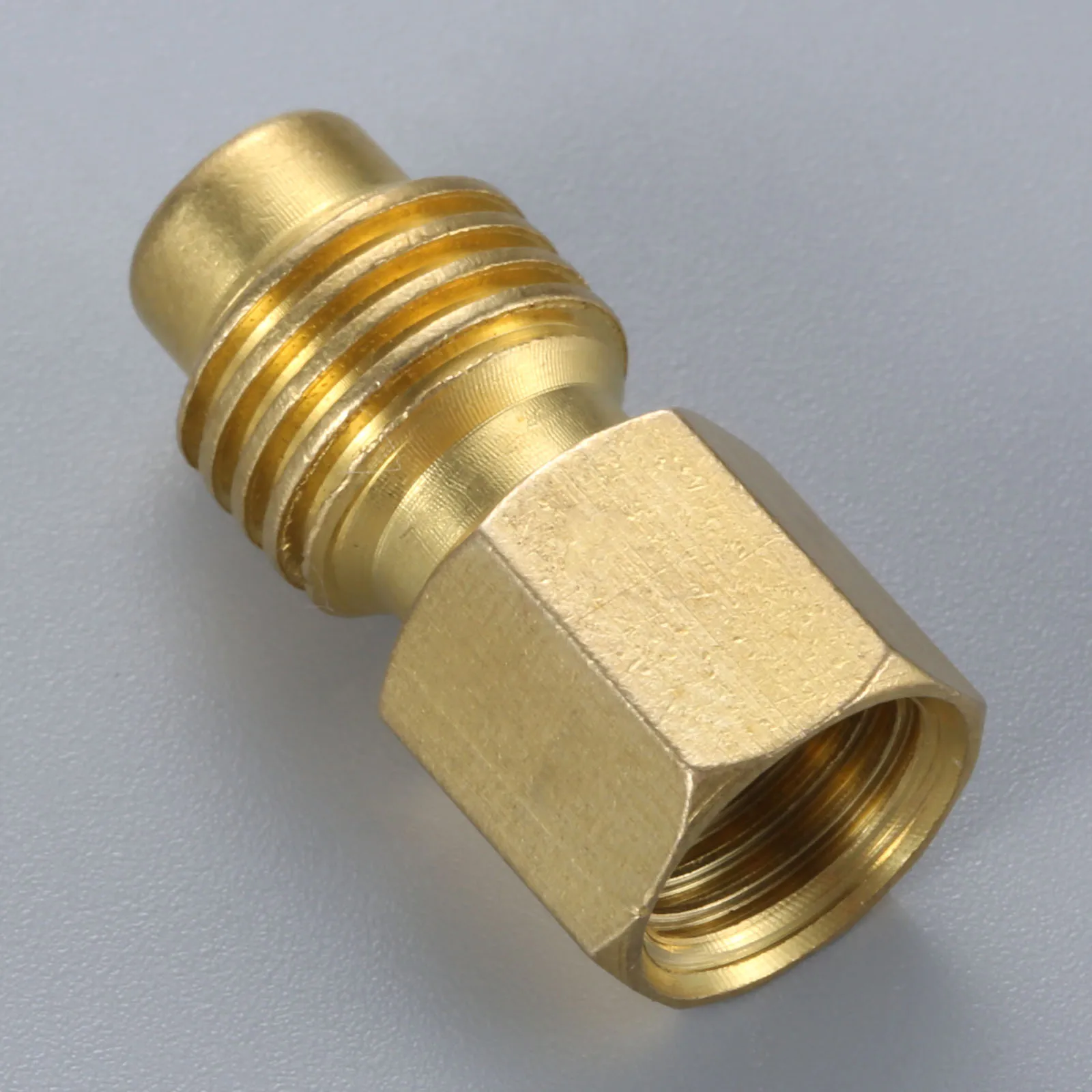 2x R1234yf шланг клапан-адаптер Core 1/" ACME LH левая рука 1/4" SAE женский FL латунь для вакуумного насоса может нажать масляный инжектор зарядки