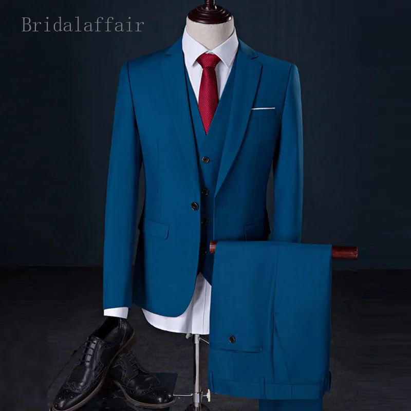 Мужские костюмы Bridalaffair комплект из 3 предметов для выпускного свадьбы жениха