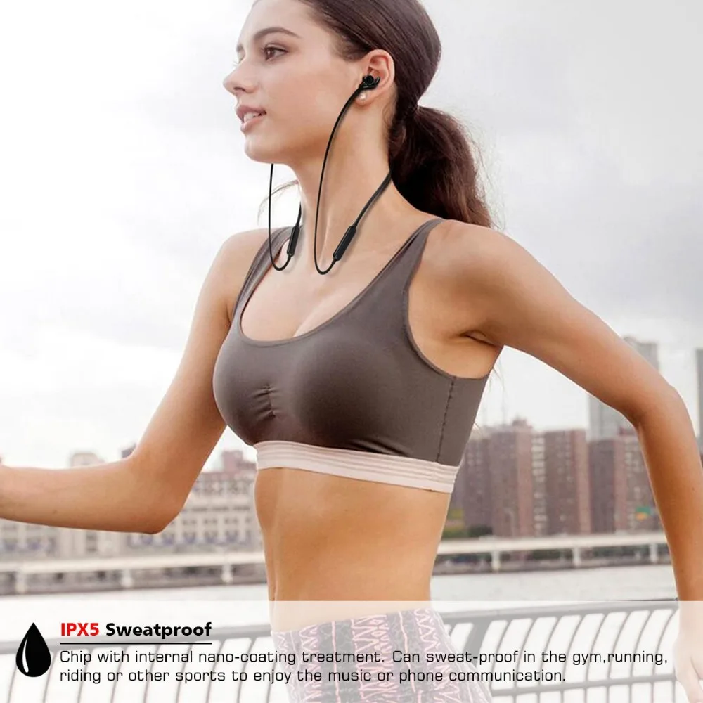 Магнитная Bluetooth-гарнитура Obafu гибкие Bluetooth-наушники спортивные беспроводные