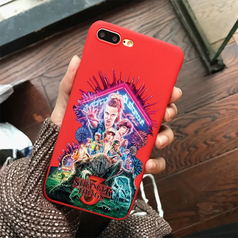 R-5884 Stranger things Сезон 3 Мягкий силиконовый чехол для мобильного телефона чехол для iPhone 11 pro max X XR XS MAX 6 7 8 plus 5 5S 6s se - Цвет: R-5884