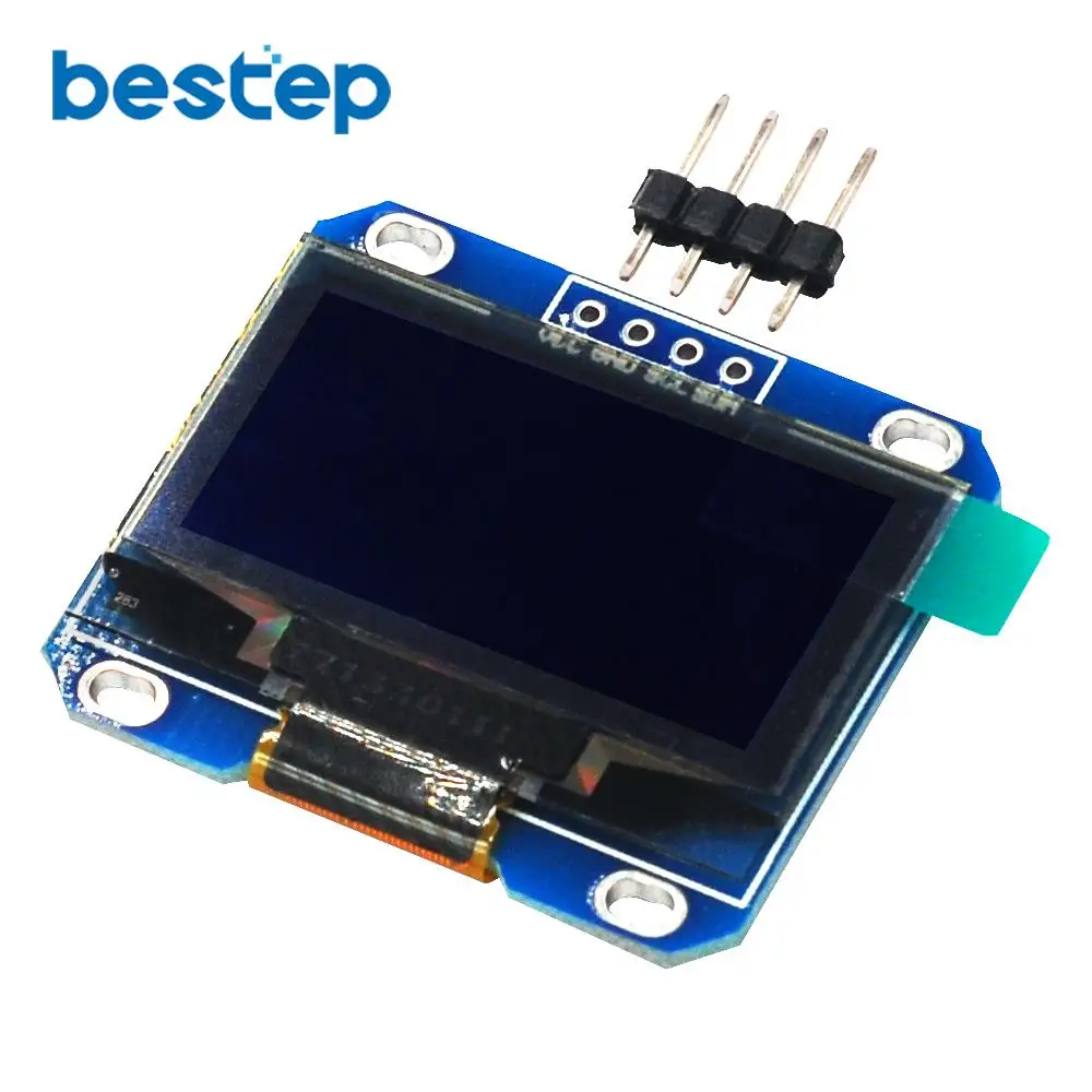 4PIN 1 3 &quot1 дюймов IIC I2C серийный 128x64 SSH1106 OLED ЖК-дисплей белый/синий экран модуль для