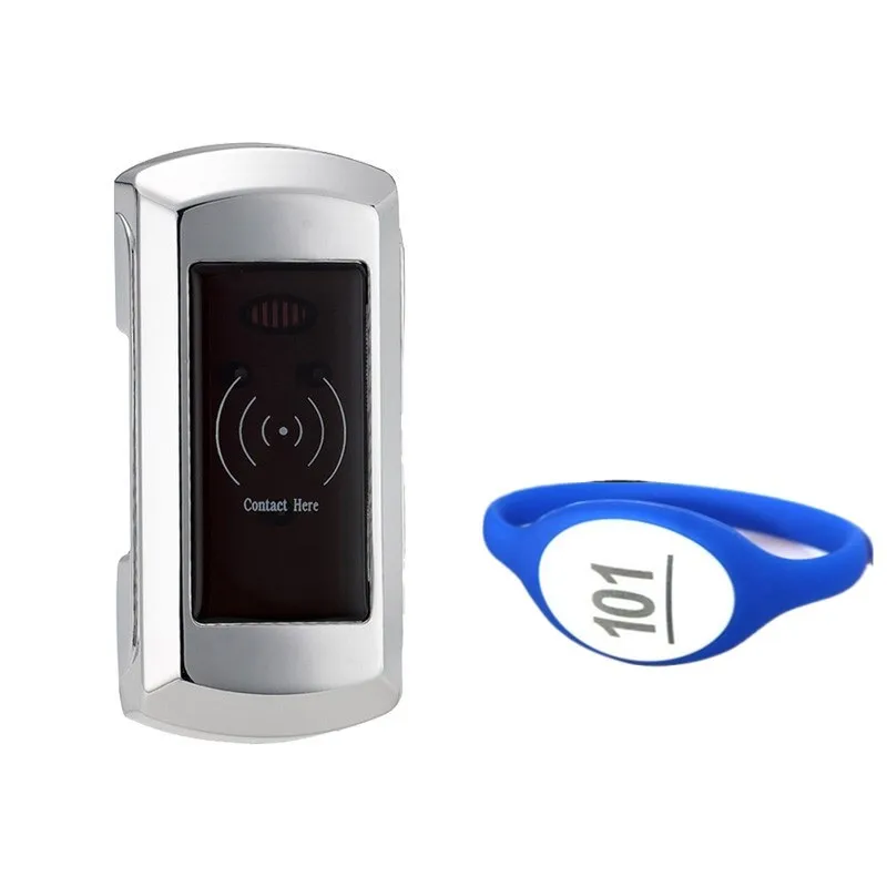 ZIYUE Rfid Электронный замок с браслетом серебристого и золотого цвета на выбор|electronic