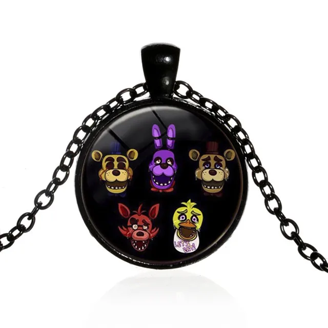 Style 2 Новейший фильм Five Nights At Freddy's фигурка Chica Freddy ожерелье сплав FNAF игрушка-лиса брелок подарки на день рождения - Цвет: Style 2