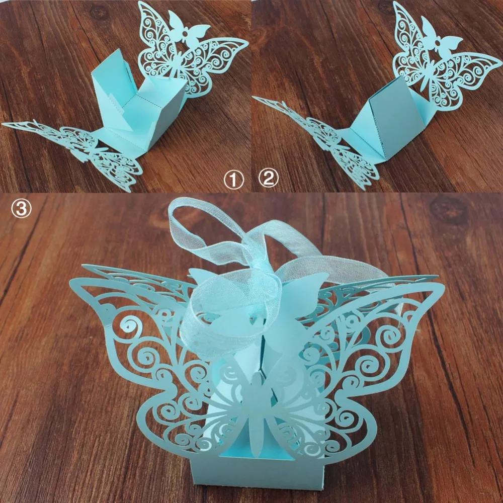 10 шт. бумажные подарочные коробки для конфет|Подарочные сумки и упаковка| |