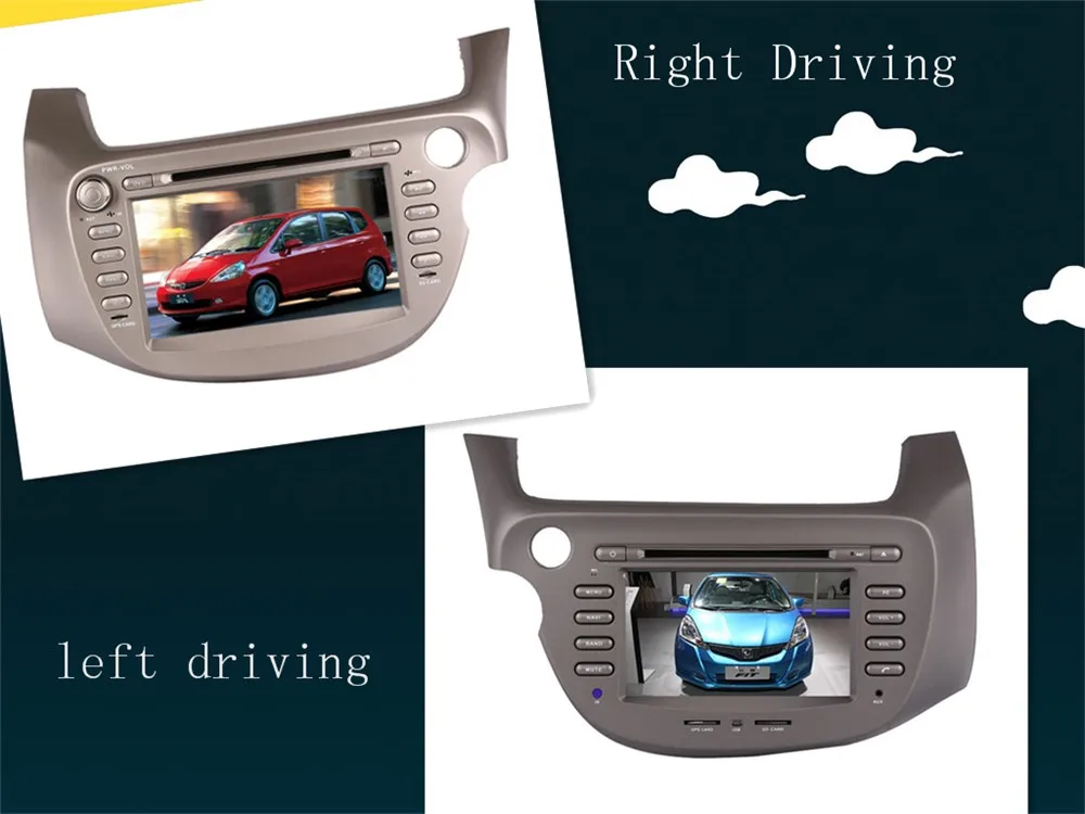 Android 8 0 7 1 восемь ядер Автомобильный CD DVD GPS плеер навигация авто для Honda Fit/Jazz 2007 ~ 2014