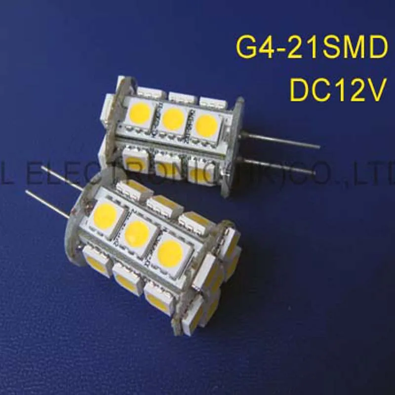 High quality 5050 DC12V 4W G4 led crystal lamp 12VDC G4 chandelier Light bulbs G4 decorative lamps free shipping 25pcs/lot