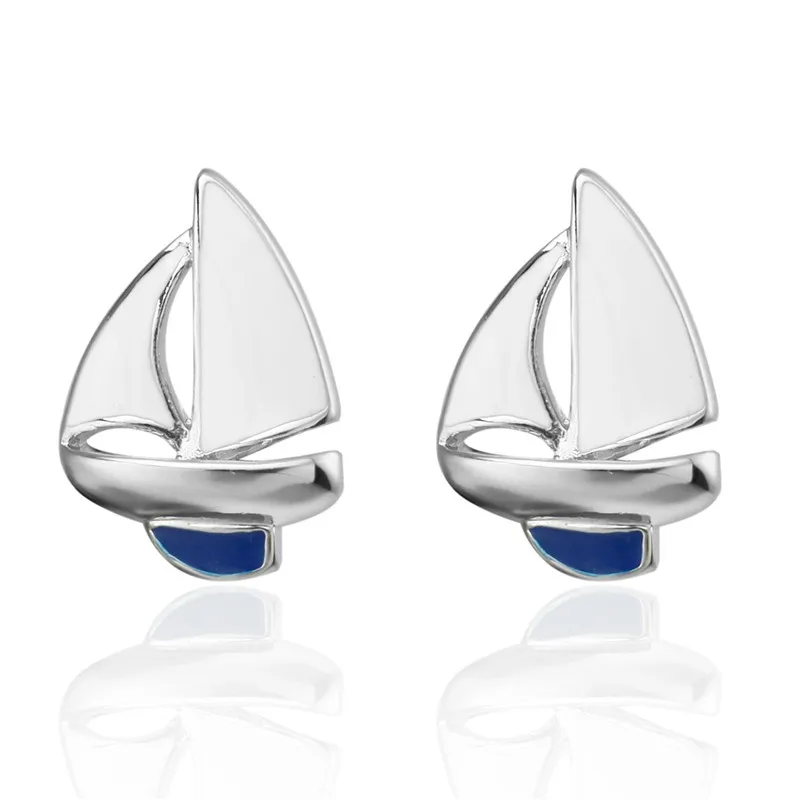 C MAN Роскошная рубашка синяя белая Парусная запонка для мужчин брендовые запонки