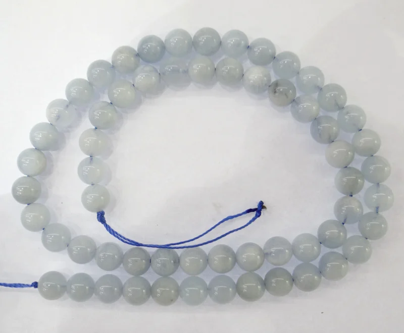

Natural Stone Beads Aquamarines stone Round Loose Beads For Making Jewelry 15Inch 6/8/10/12mm Beads Diy Bracelet necklace