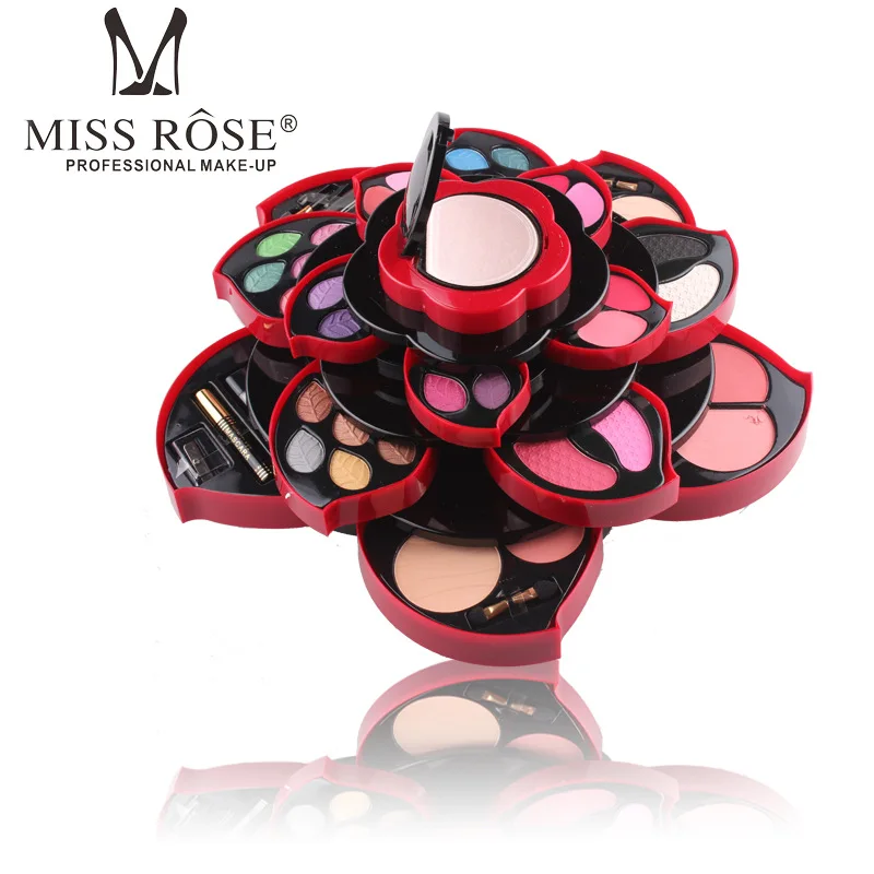 Miss Rose Flower палитра теней для век большой размер цвет сливы вращающийся набор
