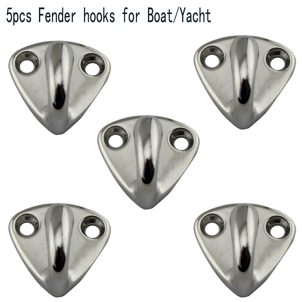 5 шт. высокополированная нержавеющая сталь 316 мини крючок для морской одежды Тип