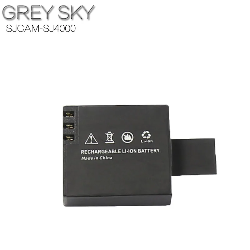 3 x SJCAM Sj4000 Батарея+ 3 лота ЖК-дисплей Зарядное устройство для спортивной экшн-камеры SJCAM SJ4000 SJ5000 SJ6000 SJ8000 eken 4K H8 H9 GIT-LB101 GIT PG900 1050 SJ M10