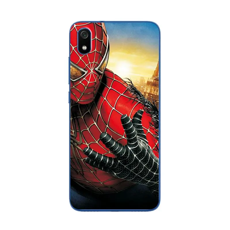 Чехол для телефона Xiaomi Redmi 7A чехол 5 45 ''силиконовый Новинка Человек-паук Капа