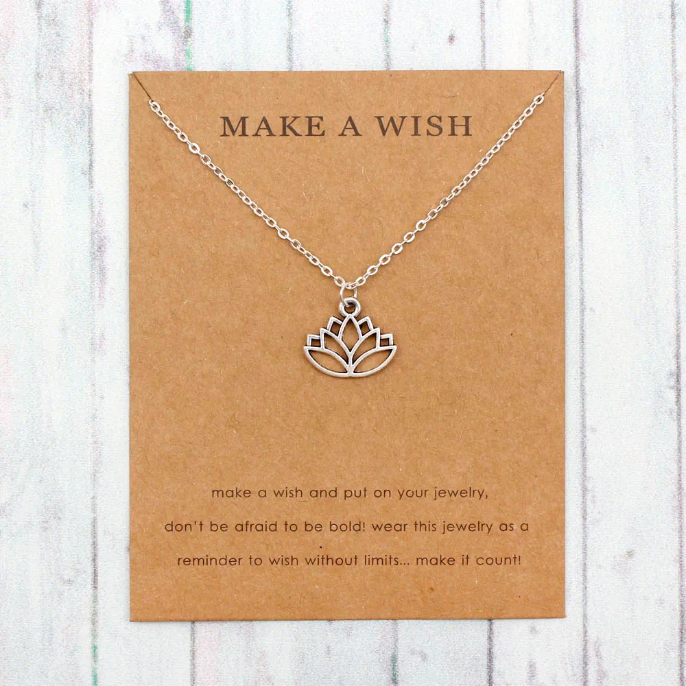 Женское ожерелье с подвеской Йога