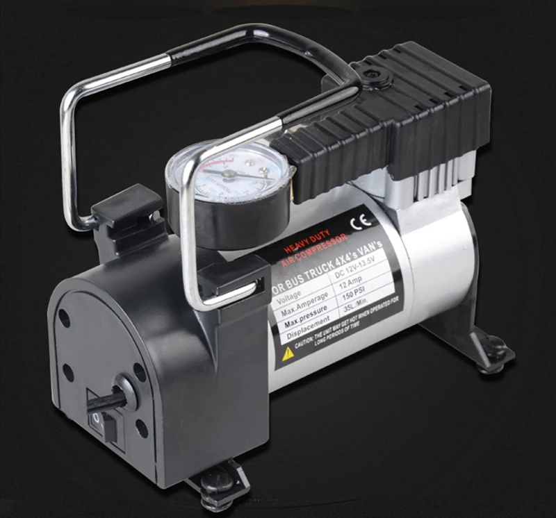 100PSI мини автомобильный насос подкачки шин воздушный компрессор 12V