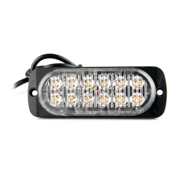 

Free shipping 24W LED flash warning light emergency safety lamp for motorcycle 4x4 offroad pickup trucks lada niva Subaru