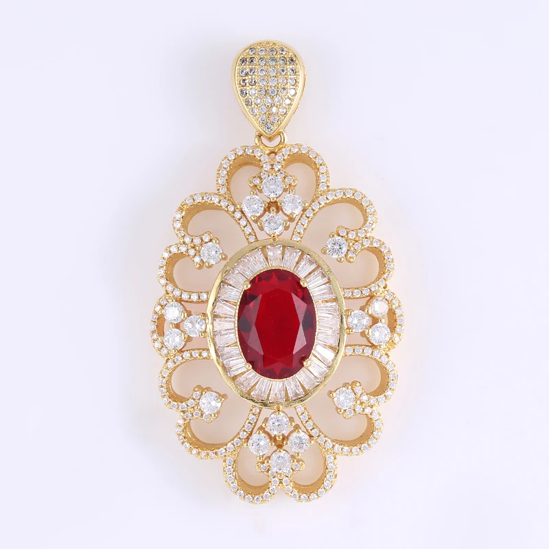 Романтическое ожерелье с подвеской в нигерийском стиле африканскими бусинами