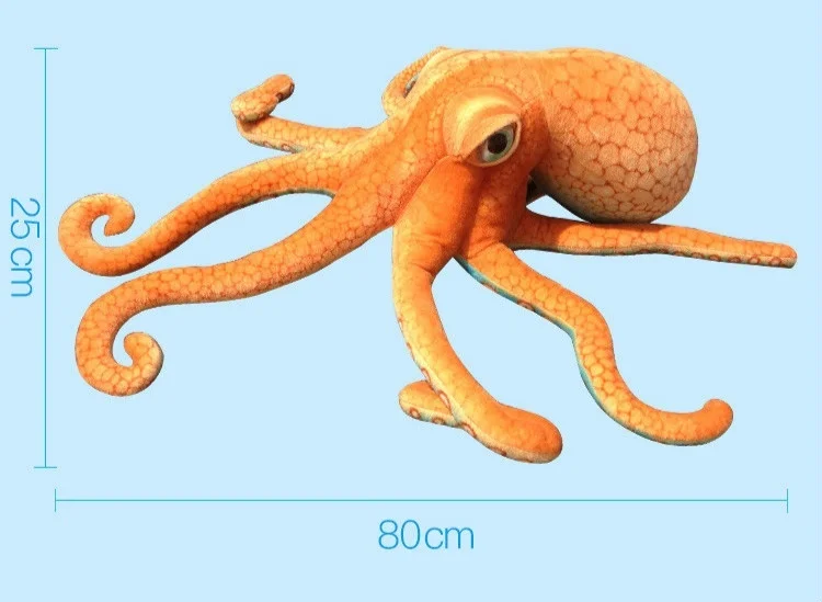 Моделирование осьминога Calamary Mollusca плюшевые куклы игрушки подушка 80 см | Игрушки и