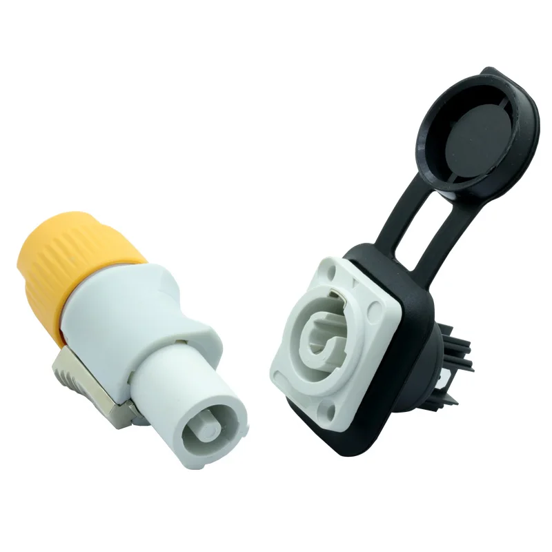 Новый 2 предмета Водонепроницаемый 20A Мощность адаптер для монтажа на панель True