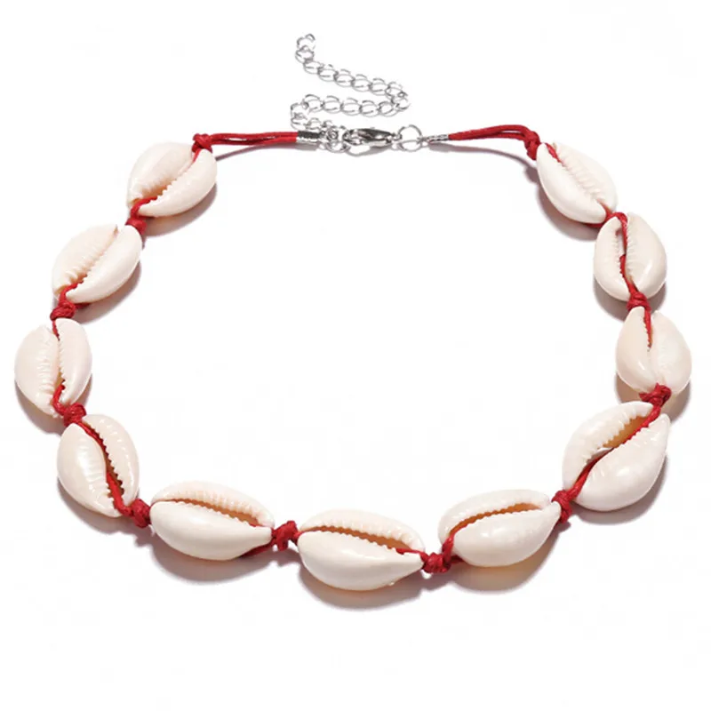 Natural Shell Necklace Women Boho Sea Choker Simple Neckless For Girls Kolye Jewellery Fashion Gift Chocker | Украшения и
