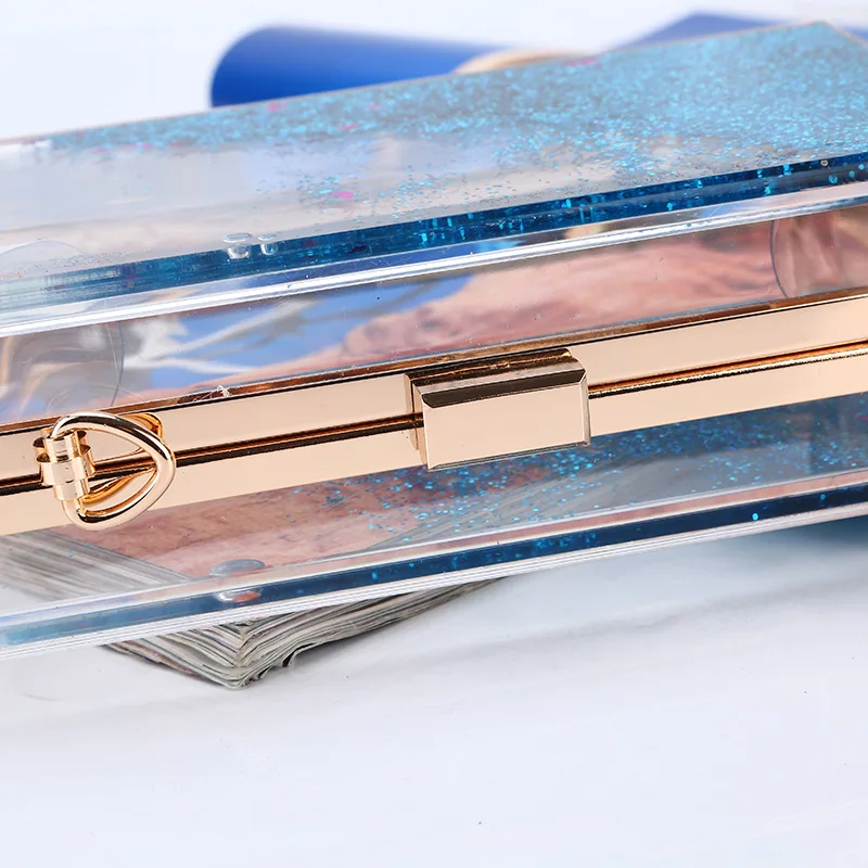 Женские акриловые вечерние сумки роскошный Стильный клатч модная повседневная